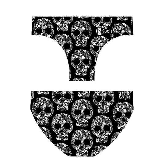 BBOSI Swimsuit Skull Flower - Mens Suit - Water Polo