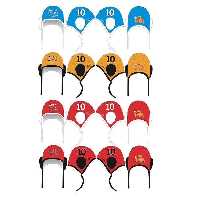 SHOALO Customised - Dubai Camels Water Polo Cap (16) - SINGLE