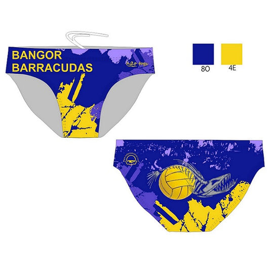 Waterpoloshop - H2OTOGS Customised - Bangor Barracudas Mens Water Polo Suits