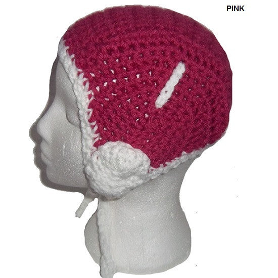 Pink - H2OTOGS Customised - Water Polo Crocheted / Knitted Babies Cap / Hat
