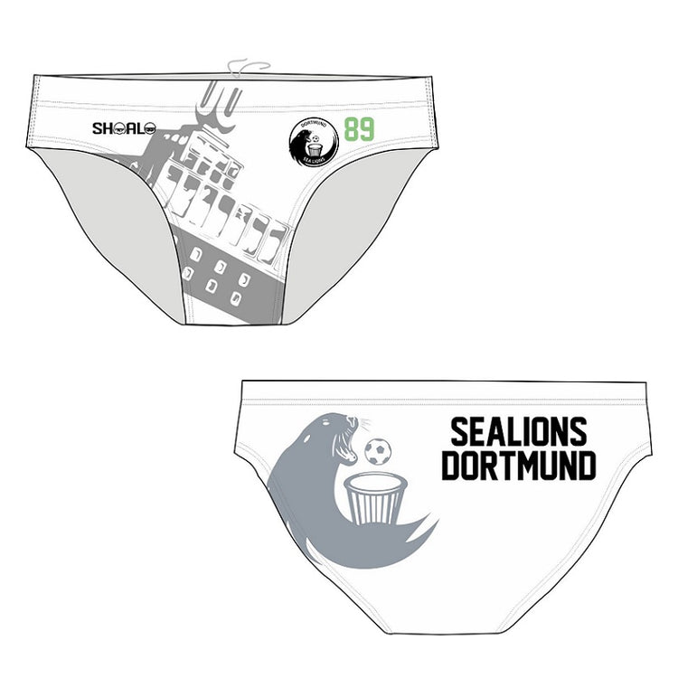 SHOALO Customised - Sealions Mens Water Polo Suits + NUMBER