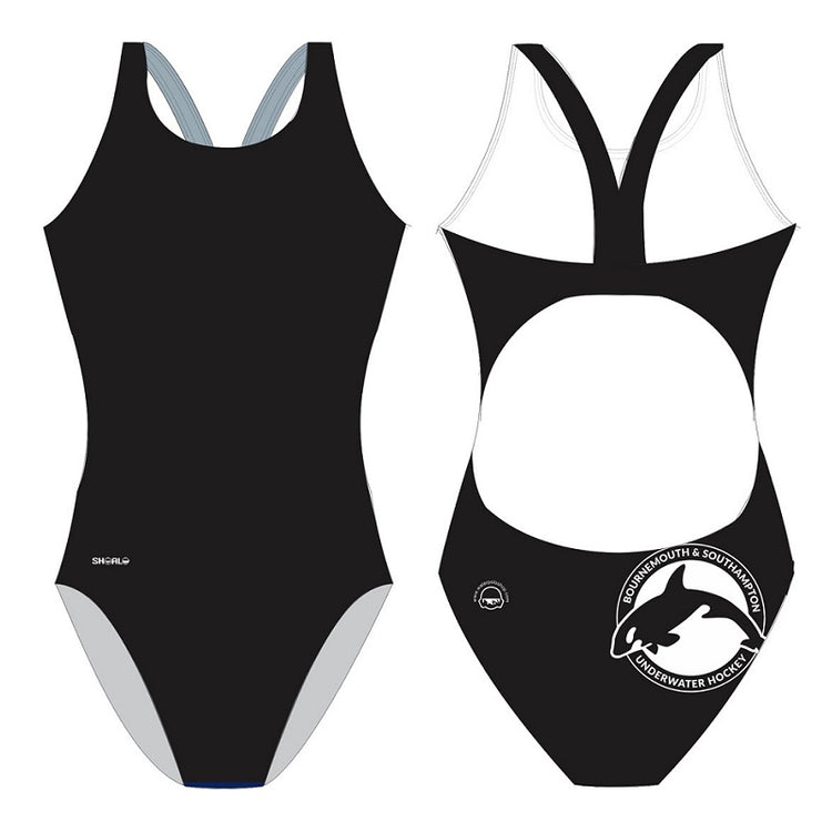 SHOALO Customised - Bournemouth and Southampton UWH Womens Bladeback Suits