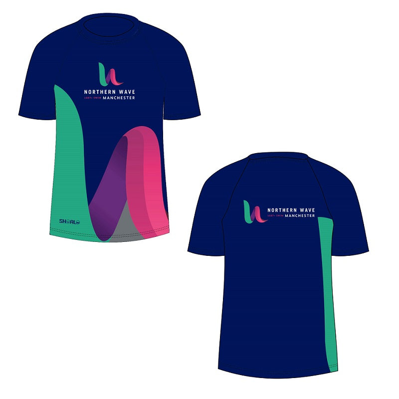 SHOALO Customised - Northern Wave Unisex MESH T-Shirt