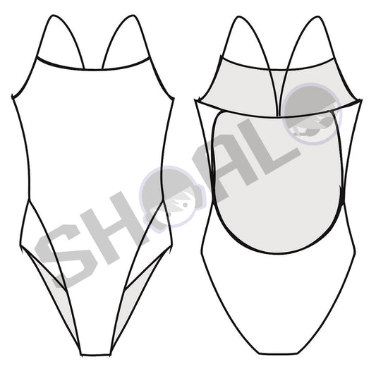 SHOALO Custom Design - Womens W33 Lightback Swimsuit