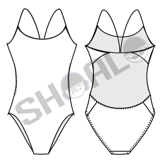SHOALO Custom Design - Womens W3 Openback Swimsuit