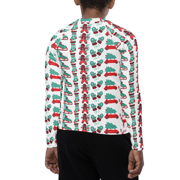 SHOALO Christmas - Boy's / Girl's Rash Guard / Vest (8-20 Yrs)