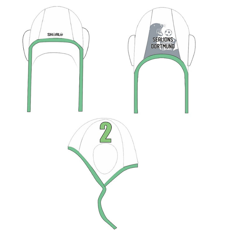 SHOALO Customised - Sealions Water Polo Caps - SINGLE