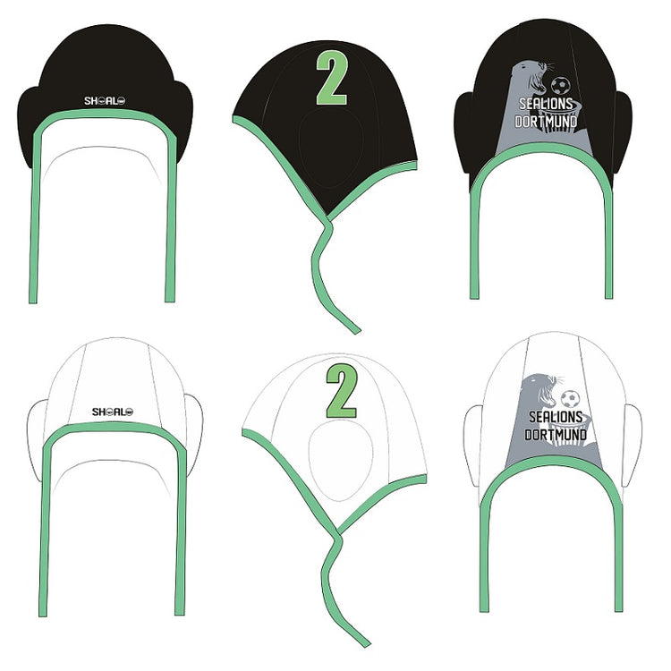 SHOALO Customised - Sealions Water Polo Caps - SINGLE