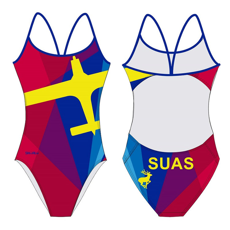 SHOALO Customised - Southampton Uni Air Squadron Womens Openback Swimsuit