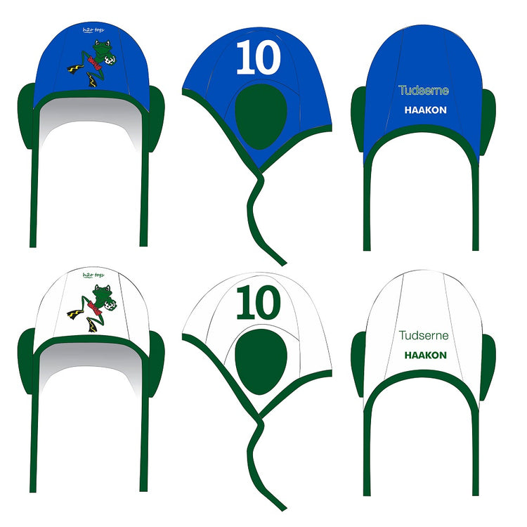 SHOALO Customised - Tudserne UWR Water Polo Cap - SINGLE
