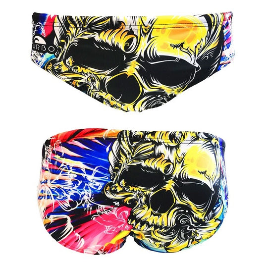 TURBO Skull Hibiscus - 730567-0006 - Mens Suit - Water Polo