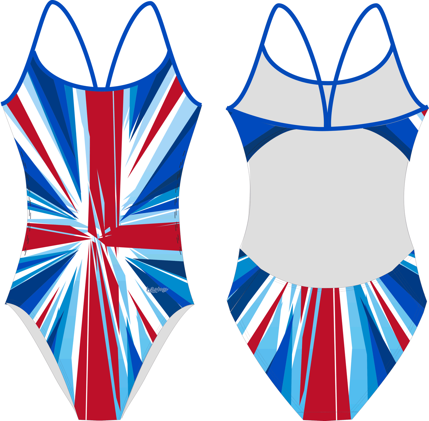 Waterpoloshop - H2OTOGS GBR - UK - GB - Womens Openback Suits