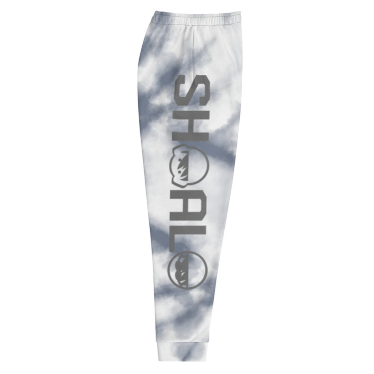 SHOALO Grey Tie Dye - Men's Joggers / Tracksuit Bottoms