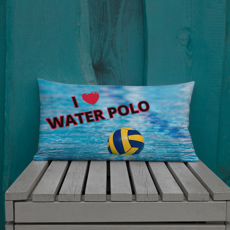 SHOALO I Love Water Polo - Tie Dye Premium Cushion / Pillow - Various Sizes