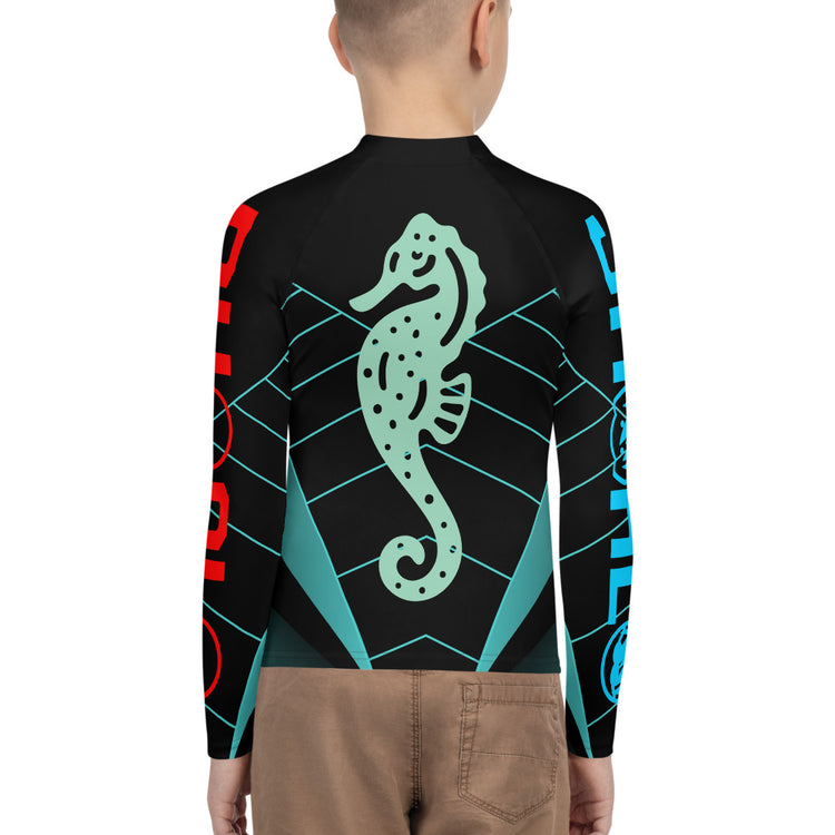 SHOALO Z1000 - Boy's / Girl's Long Sleeve Rash Guard / Vest (8-20 Yrs)