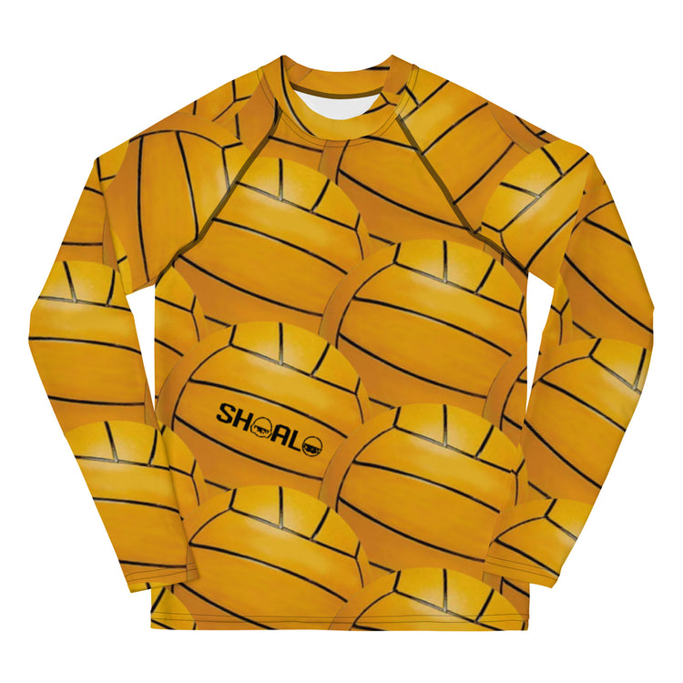 SHOALO Water Polo Ball - Boy's / Girl's Long Sleeve Rash Vest (8-20 Yrs)