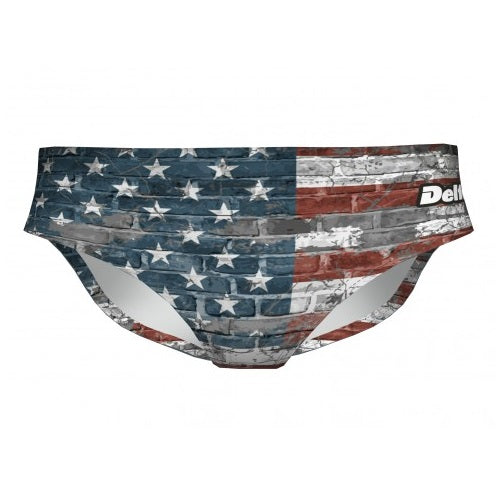 DELFINA USA Flag - Mens Suit - Water Polo