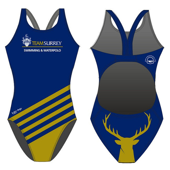 Waterpoloshop - SHOALO Customised - Surrey Uni UWH Womens Bladeback Suits