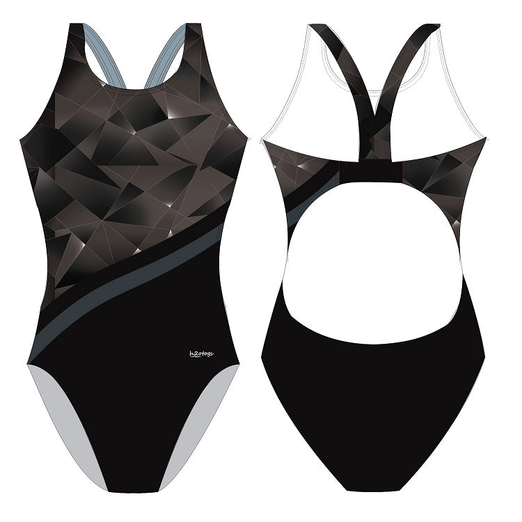 H2OTOGS - Broken Glass - Womens Bladeback Suits - Black