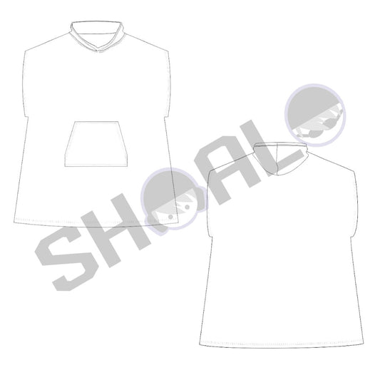 SHOALO Custom Design - CHILDRENS Unisex Hooded Towel / Changing Robe / Poncho