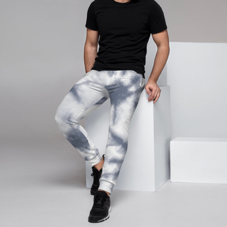 SHOALO Grey Tie Dye - Men's Joggers / Tracksuit Bottoms