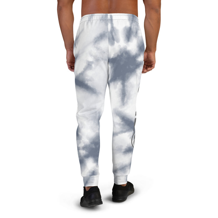 SHOALO Grey Tie Dye - Men's Joggers / Tracksuit Bottoms