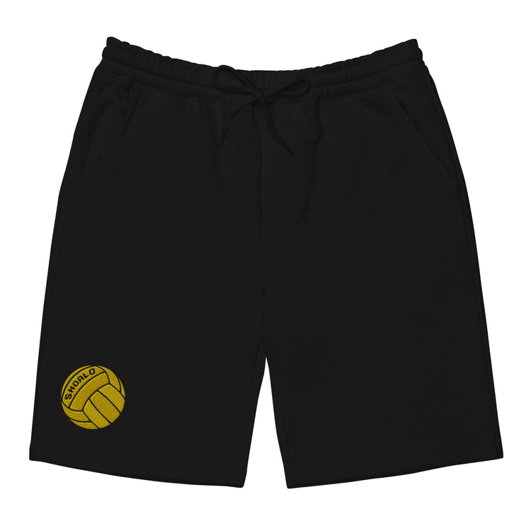 SHOALO - Embroidered Water Polo Ball Men's Fleece Shorts