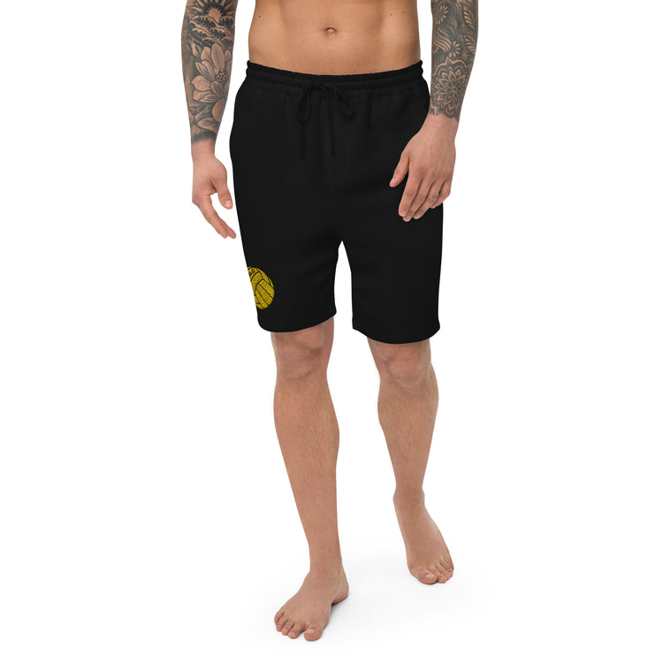 SHOALO - Embroidered Water Polo Ball Men's Fleece Shorts