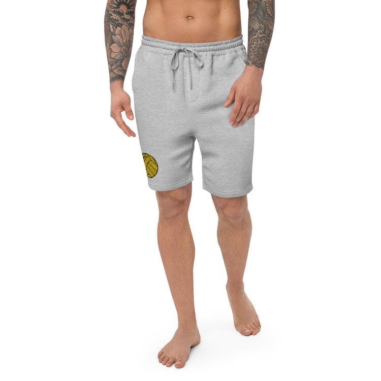 SHOALO - Embroidered Water Polo Ball Men's Fleece Shorts