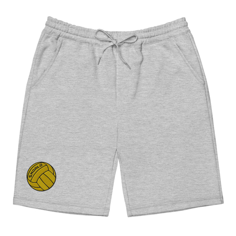 SHOALO - Embroidered Water Polo Ball Men's Fleece Shorts