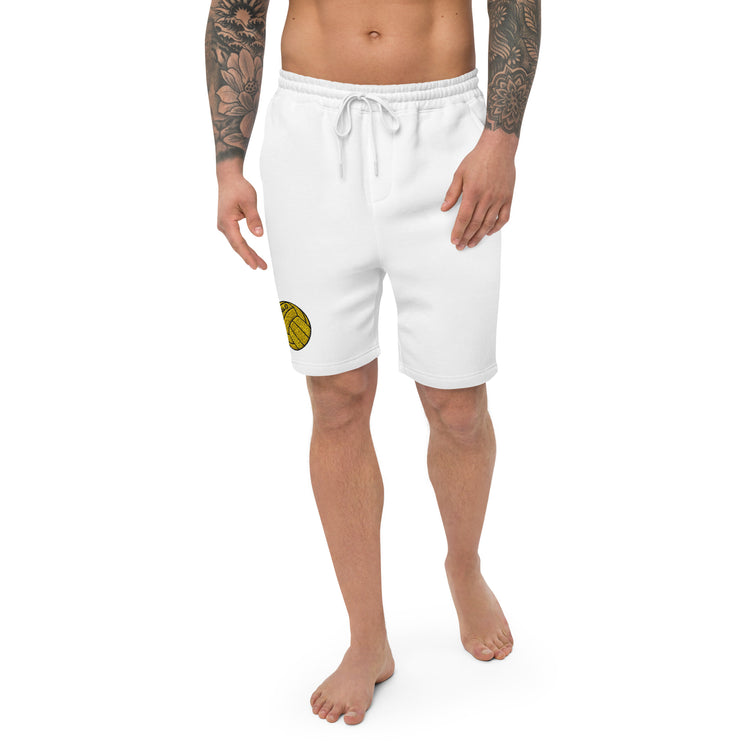SHOALO - Embroidered Water Polo Ball Men's Fleece Shorts