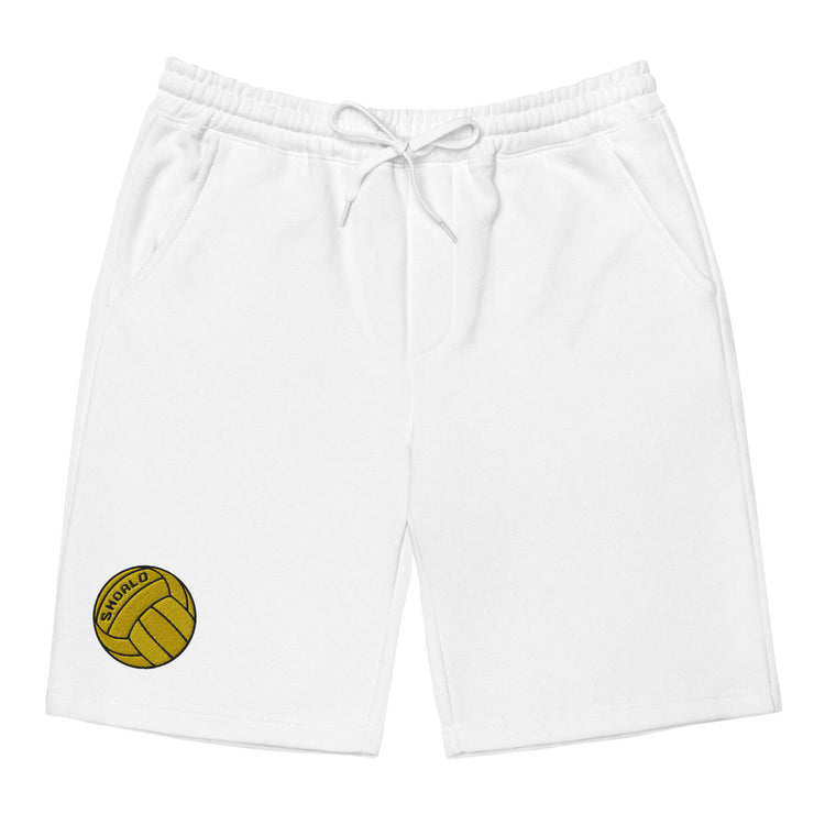 SHOALO - Embroidered Water Polo Ball Men's Fleece Shorts