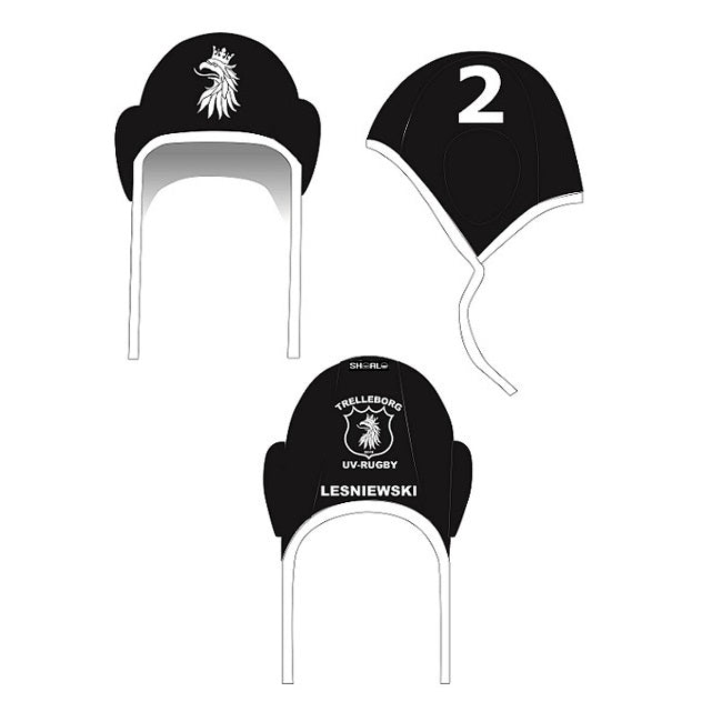 SHOALO Customised - Trelleborg UWR Water Polo Caps - SINGLE + NAME