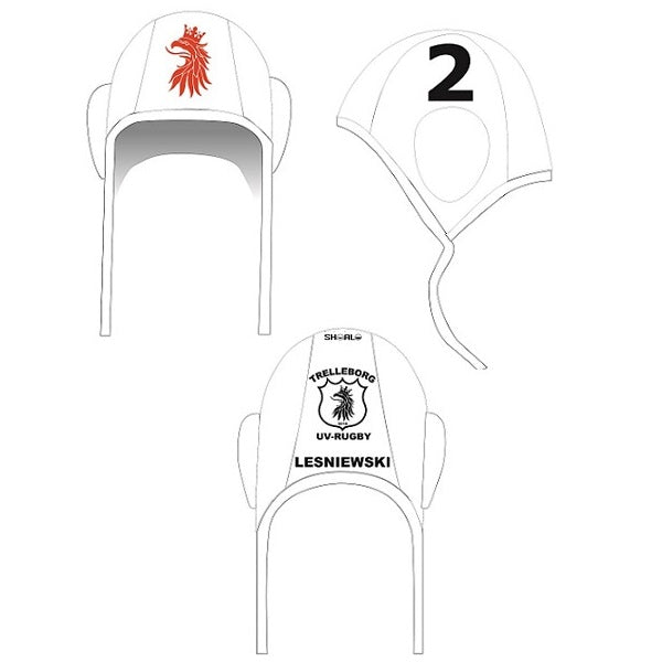 SHOALO Customised - Trelleborg UWR Water Polo Caps - SINGLE + NAME