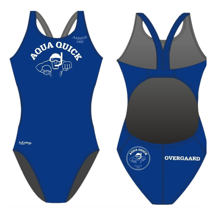 SHOALO Customised - Aqua Quick Womens Bladeback Suits + NAME