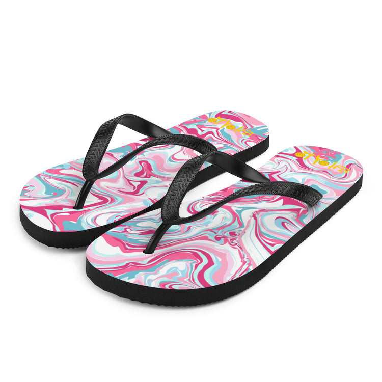 SHOALO - Pink Marble Flip-Flops / Thongs / Sandals / Slippers