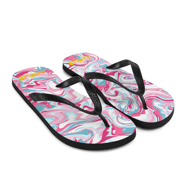 SHOALO - Pink Marble Flip-Flops / Thongs / Sandals / Slippers