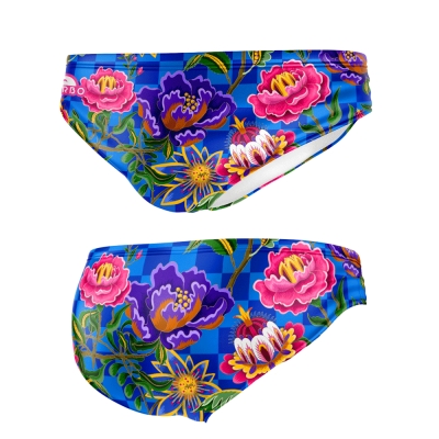 TURBO Flowers Blue - 731421 - Mens Suit - Water Polo