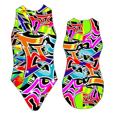 TURBO Graffitti - 89262 - Womens Water Polo Suits / Costume