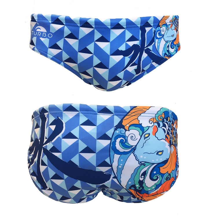TURBO Geo Carpa - 730795-0006 - Mens Suit - Water Polo