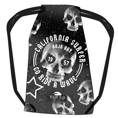 TURBO Surfer Skull California - 9810514-09 - Mesh Bag / Sports Bag