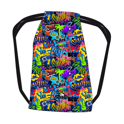 TURBO Wow Grafitti 9811051 Mesh Bag Sports Bag Waterpoloshop