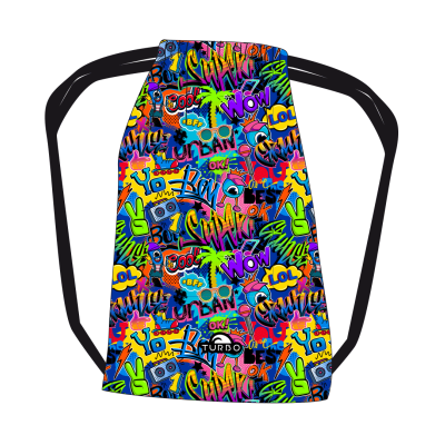 TURBO Wow Grafitti - 9811051 - Mesh Bag / Sports Bag