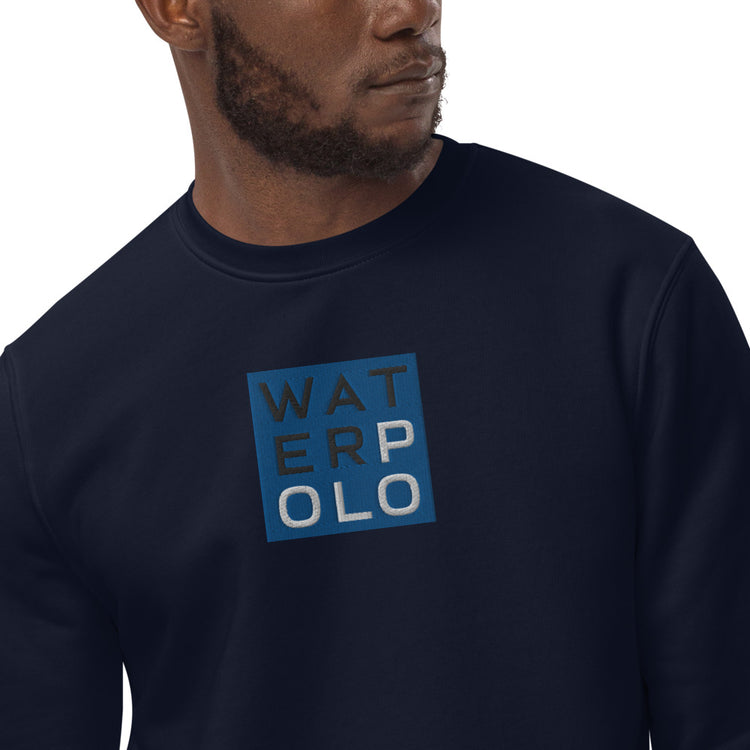 SHOALO Embroidered Polo Square - Organic Cotton Unisex Sweatshirt / Jumper - Various Colours
