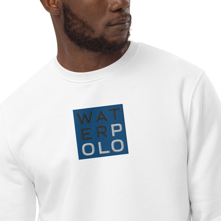 SHOALO Embroidered Polo Square - Organic Cotton Unisex Sweatshirt / Jumper - Various Colours