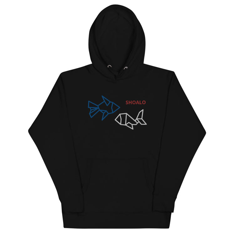 SHOALO Fish - Embroidered Men's / Unisex Hoodie