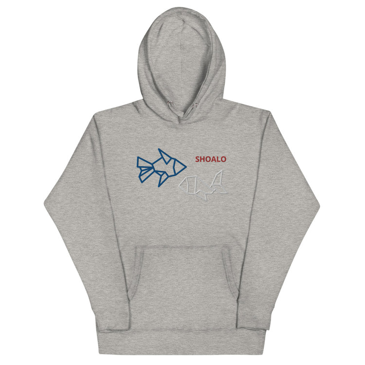 SHOALO Fish - Embroidered Men's / Unisex Hoodie