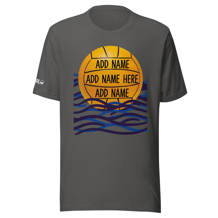 SHOALO Water Polo Ball - Unisex t-shirt (Various Colours) - PERSONALISED