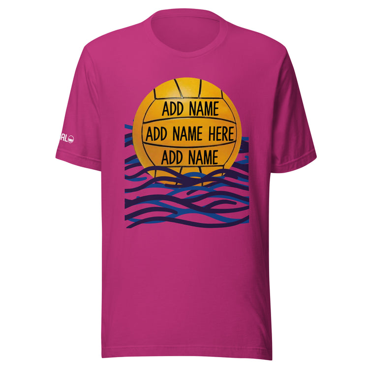SHOALO Water Polo Ball - Unisex t-shirt (Various Colours) - PERSONALISED