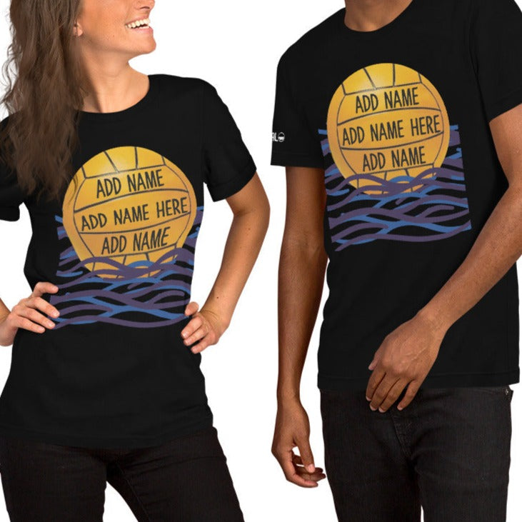 SHOALO Water Polo Ball - Unisex t-shirt (Various Colours) - PERSONALISED